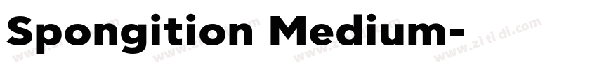 Spongition Medium字体转换